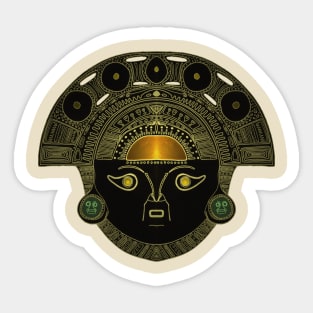 God Sun Mask (INTI) Sticker